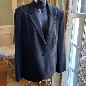 Two buttons black blazer